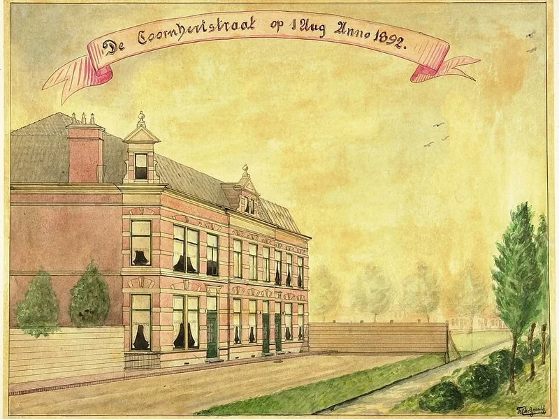 1819-Frederik Carel de Graaff - Coornhertstraat il 1° agosto 1892